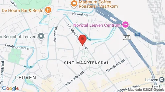 Apartments for rent i Leuven - kort over placeringen