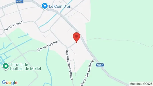 Apartments for rent i Les Bons Villers - kort over placeringen