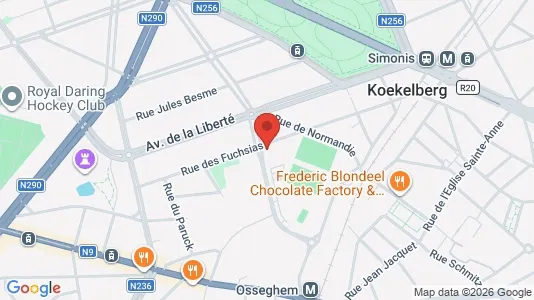 Apartments for rent i Brussels Sint-Jans-Molenbeek - kort over placeringen