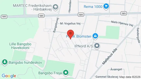 Apartments for rent i Frederikshavn - kort over placeringen