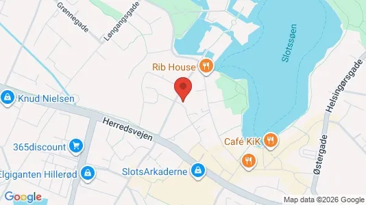Apartments for rent i Hillerød - kort over placeringen