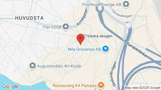 Apartments for rent i Solna - kort over placeringen