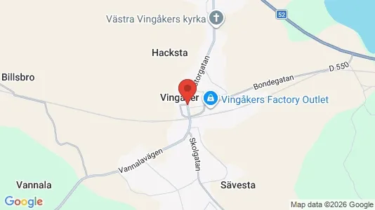 Apartments for rent i Vingåker - kort over placeringen