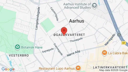 Apartments for rent i Aarhus C - kort over placeringen