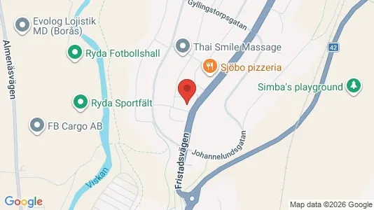 Apartments for rent i Borås - kort over placeringen