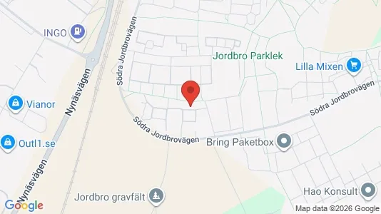 Apartments for rent i Haninge - kort over placeringen