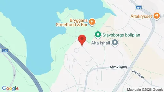 Apartments for rent i Nacka - kort over placeringen