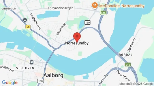 Houses for rent i Nørresundby - kort over placeringen