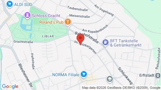 Apartments for rent i Rhein-Erft-Kreis - kort over placeringen