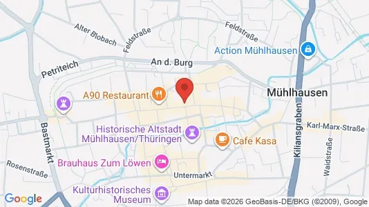 Apartments for rent i Unstrut-Hainich-Kreis - kort over placeringen