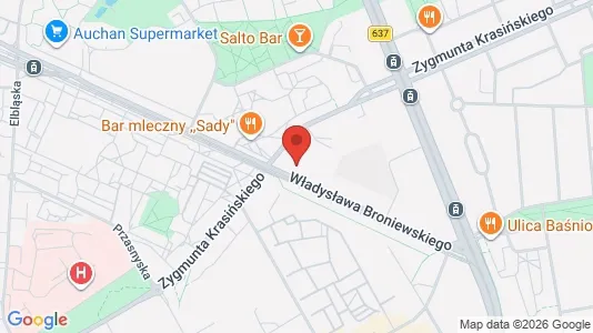 Apartments for rent i Warszawa Żoliborz - kort over placeringen