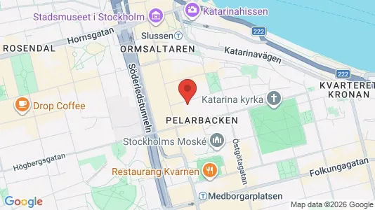 Rooms for rent i Södermalm - kort over placeringen