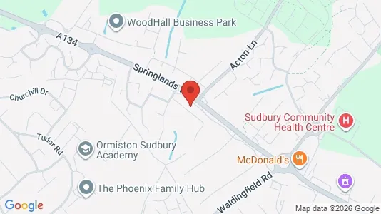 Apartments for rent i Sudbury - Suffolk - kort over placeringen