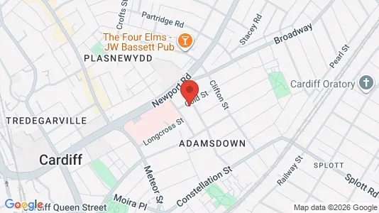 Apartments for rent i Cardiff - South Glamorgan - kort over placeringen