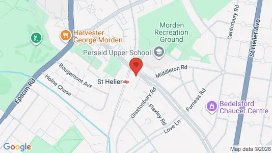 Apartments for rent i Morden - Surrey - kort over placeringen