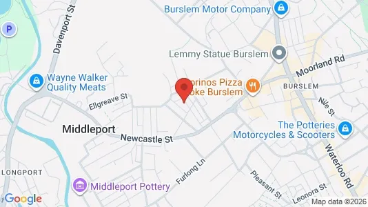 Apartments for rent i Stoke-on-Trent - Staffordshire - kort over placeringen