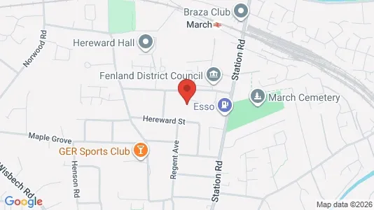 Apartments for rent i March - Cambridgeshire - kort over placeringen