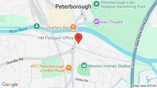 Apartments for rent i Peterborough - Cambridgeshire - kort over placeringen