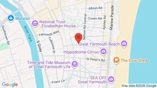 Apartments for rent i Great Yarmouth - Norfolk - kort over placeringen