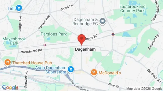 Apartments for rent i Dagenham - Essex - kort over placeringen