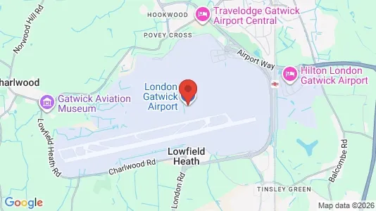 Apartments for rent i GATWICK/Horley - West Sussex - kort over placeringen
