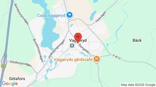Apartments for rent i Vaggeryd - kort over placeringen