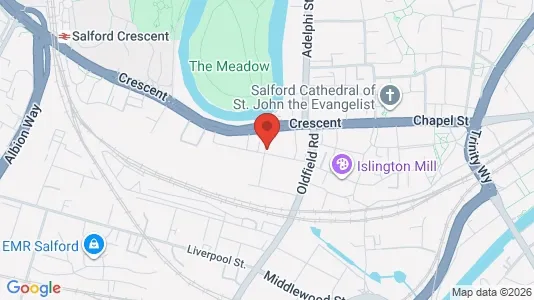 Apartments for rent i Salford - Lancashire - kort over placeringen