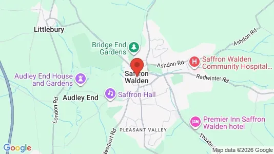Apartments for rent i Saffron Walden - Essex - kort over placeringen