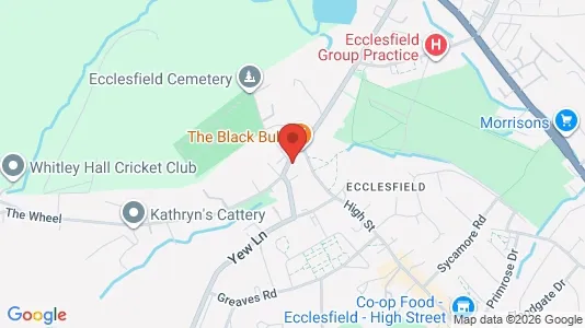 Apartments for rent i Sheffield - South Yorkshire - kort over placeringen