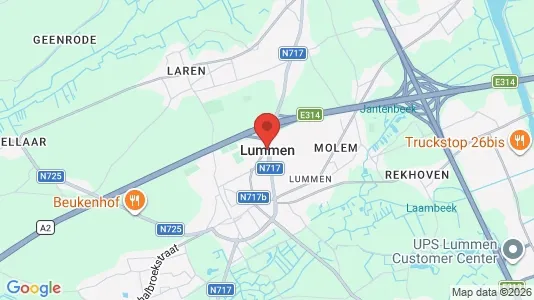 Houses for rent i Lummen - kort over placeringen
