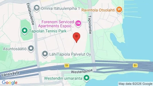 Apartments for rent i Espoo - kort over placeringen