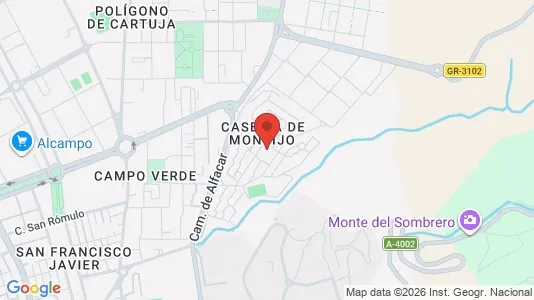 Apartments for rent i Granada - kort over placeringen