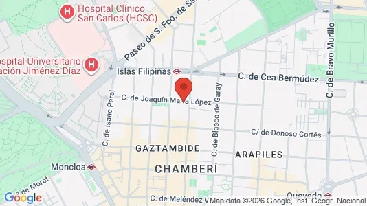 Apartments for rent i Madrid Centro - kort over placeringen