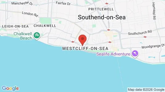 Houses for rent i Westcliff-on-Sea - Essex - kort over placeringen