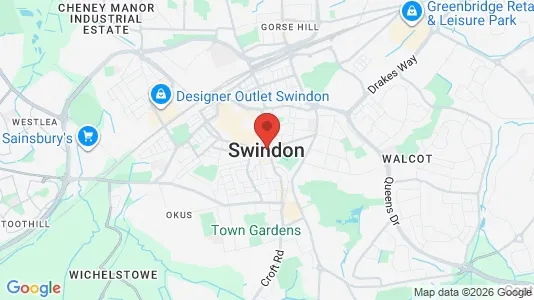 Apartments for rent i Swindon - Wiltshire - kort over placeringen