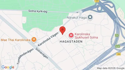 Apartments for rent i Solna - kort over placeringen