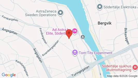 Apartments for rent i Södertälje - kort over placeringen