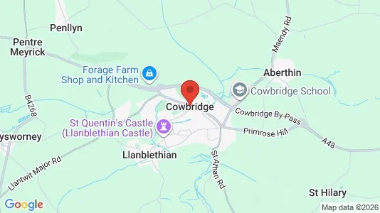 Apartments for rent i Cowbridge - South Glamorgan - kort over placeringen