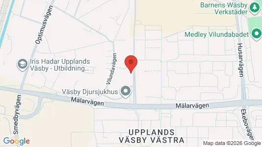 Apartments for rent i Upplands Väsby - kort over placeringen