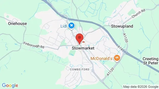 Apartments for rent i Stowmarket - Suffolk - kort over placeringen