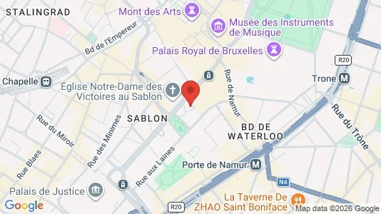Apartments for rent i Stad Brussel - kort over placeringen