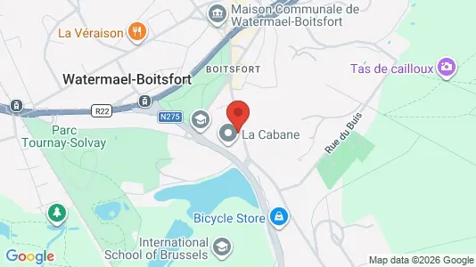 Apartments for rent i Brussels Watermaal-Bosvoorde - kort over placeringen