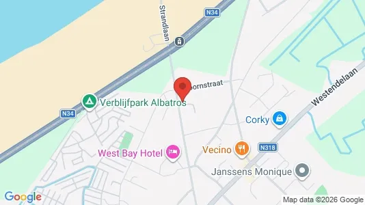 Apartments for rent i Middelkerke - kort over placeringen