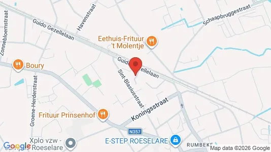 Apartments for rent i Roeselare - kort over placeringen