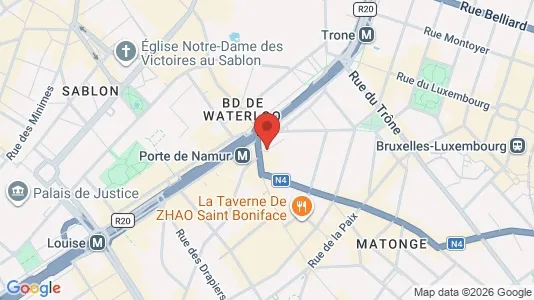 Apartments for rent i Brussels Elsene - kort over placeringen