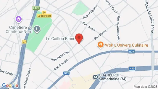 Apartments for rent i Charleroi - kort over placeringen