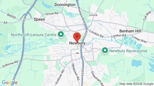 Houses for rent i Newbury - Berkshire - kort over placeringen