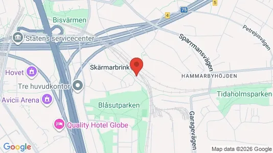 Apartments for rent i Stockholm South - kort over placeringen