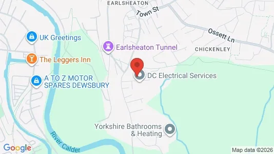 Apartments for rent i Dewsbury - West Yorkshire - kort over placeringen
