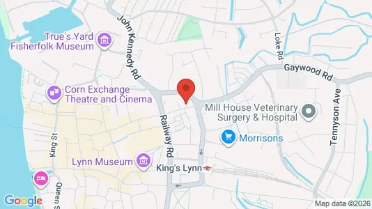 Apartments for rent i King's Lynn - Norfolk - kort over placeringen